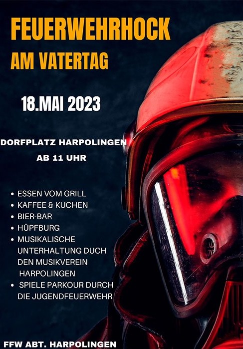 Feuerwehrhock am Vatertag Harpolingen 2023