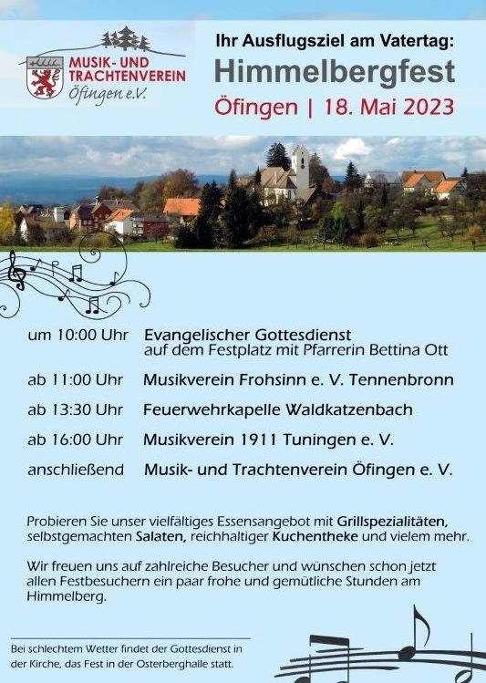 Himmelbergfest fingen 2023