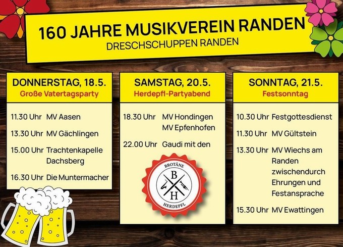 Frhlingsfest Musikverein Randen 2023