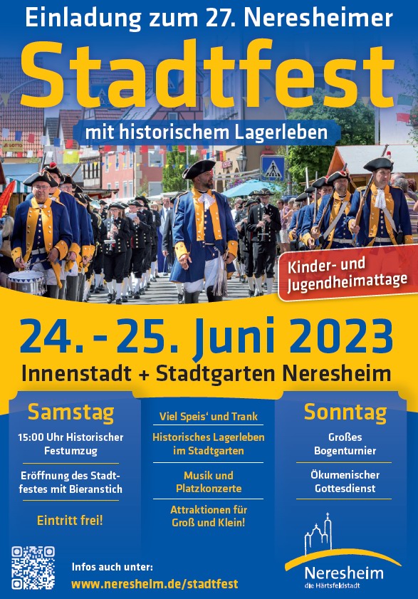 Stadtfest und Mittelalter-Spektakel Neresheim 2023