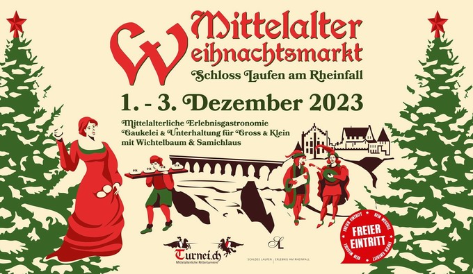 Mittelalterlicher Weihnachtsmarkt Schloss Laufen 2023