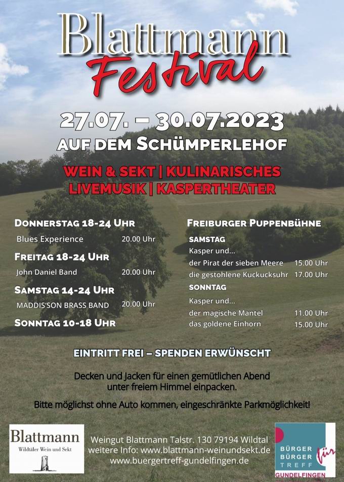 Blattmann Festival Wildtal 2023