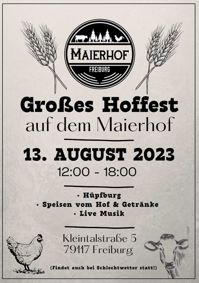 Hoffest Maierhof Kappel 2023