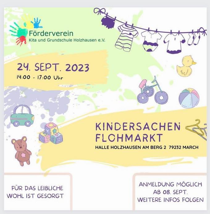 Kindersachenflohmarkt Holzhausen Herbst 2023