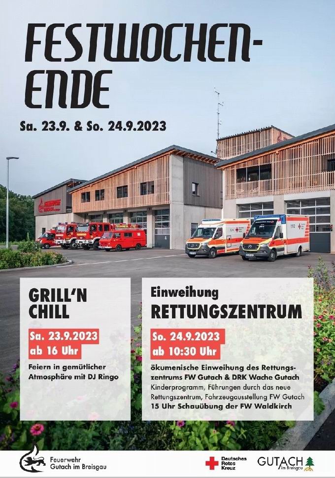 Festwochenende Rettungszentrum Gutach im Breisgau 2023