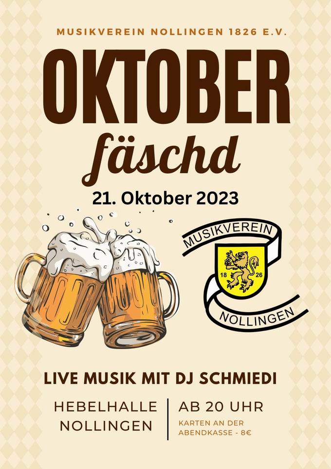 Oktober Fäschd Nollingen 2023 Oktober Fäschd Nollingen 2023