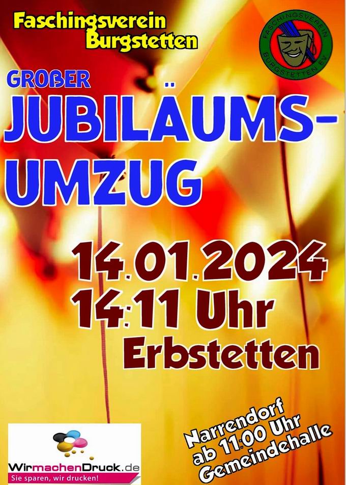 Jubilumsumzug Burgstetten 2024