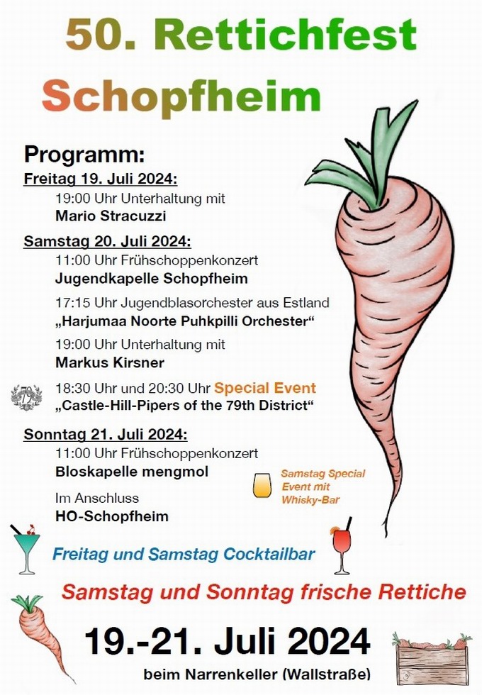 Rettichfest Schopfheim 2024 Rettichfest Schopfheim 2024