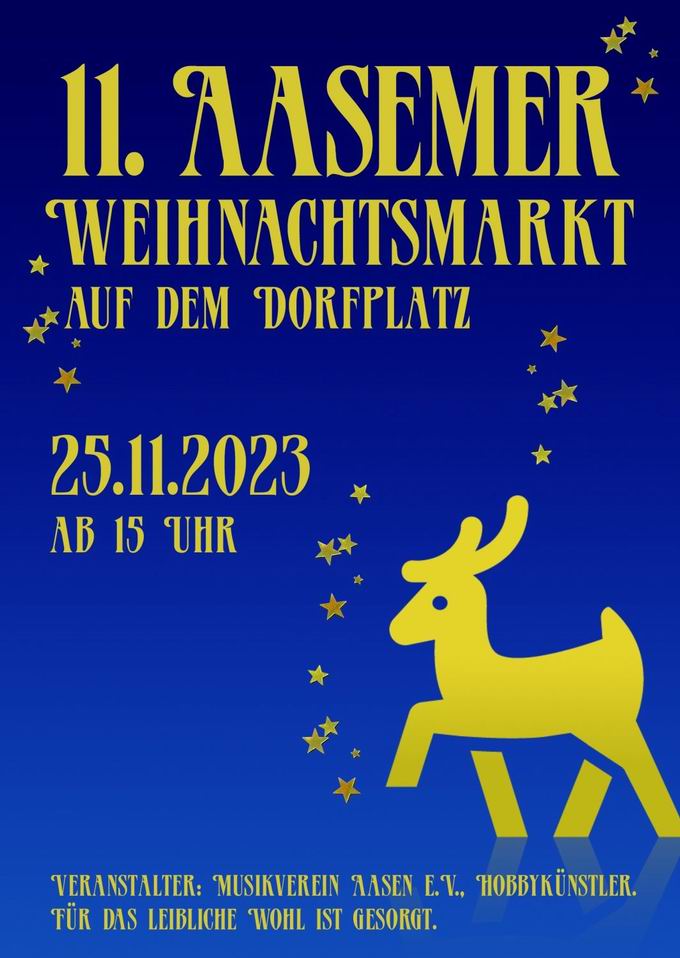 Weihnachtsmarkt Aasen 2023