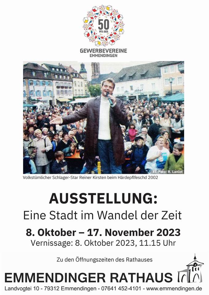 Ausstellung: 50 Jahre Gewerbevereine Emmendingen Ausstellung: 50 Jahre Gewerbevereine Emmendingen