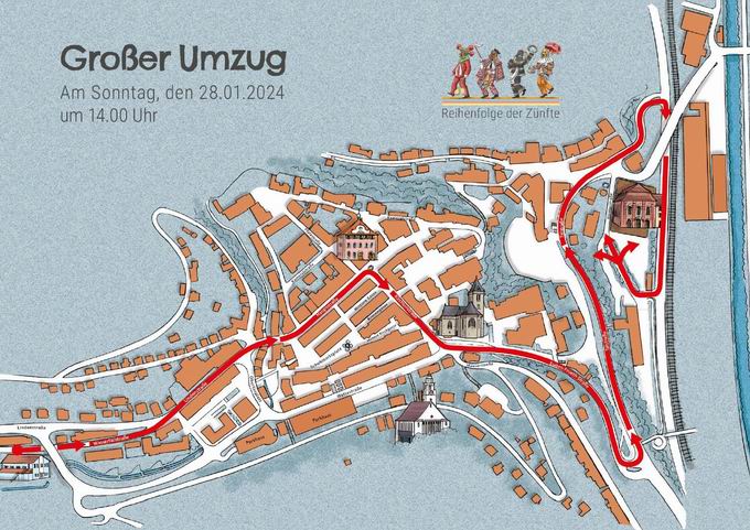 Großer Umzug Narrentag Viererbund 2024 Großer Umzug Narrentag Viererbund 2024