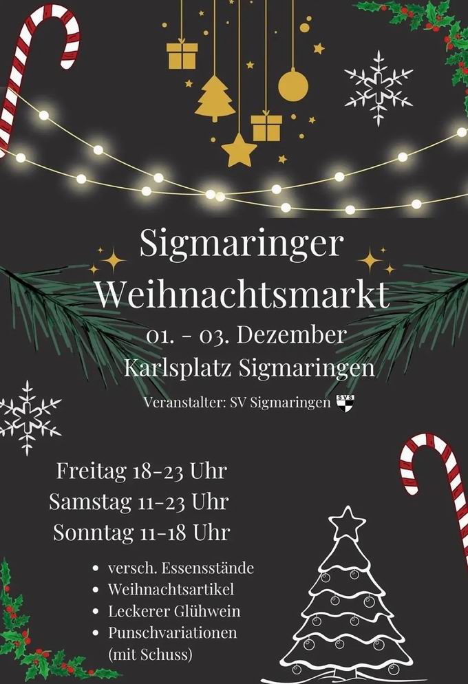 Weihnachtsmarkt Sigmaringen 2023