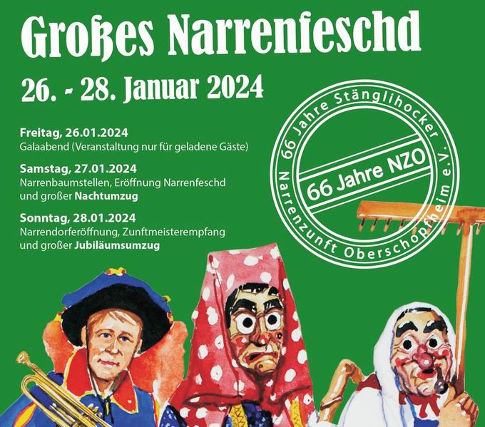 66 Jahre Narrenzunft Stnglihocker Oberschopfheim