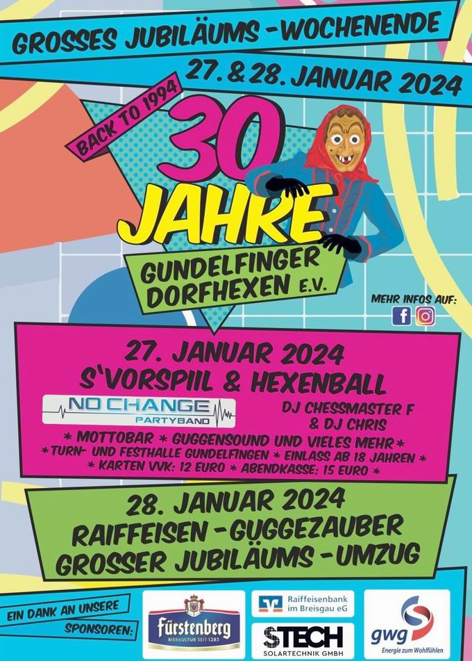 30 Johr Zunft der Gundelfinger Dorfhexen