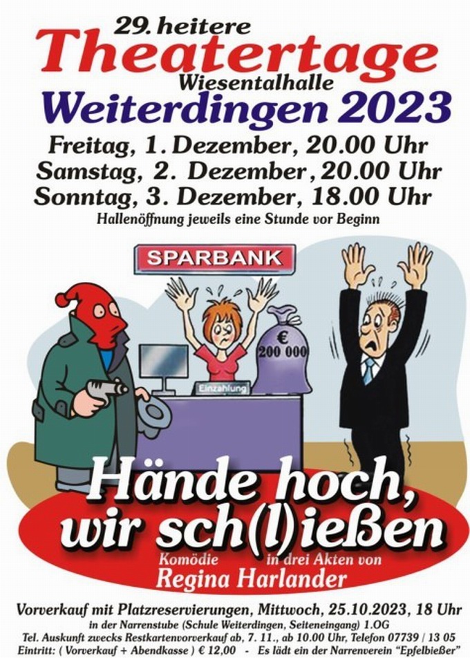 Heitere Theatertage Weiterdingen 2023 Heitere Theatertage Weiterdingen 2023