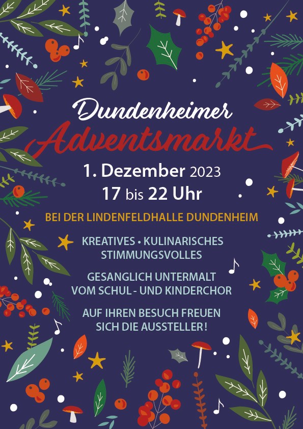 Adventsmarkt Dundenheim 2023