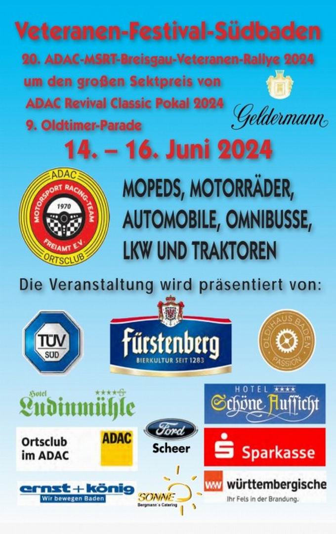 MSRT-Veteranenrallye Freiamt 2024