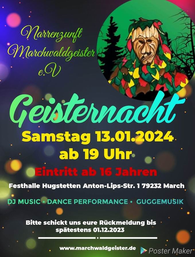 Marchwaldgeistwecken & Geisternacht March 2024 Marchwaldgeistwecken & Geisternacht March 2024