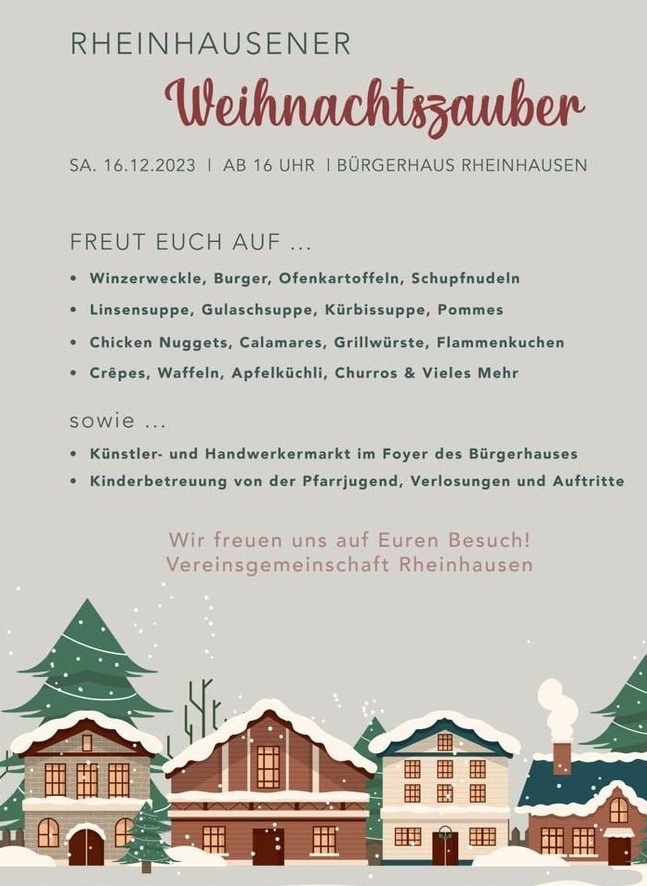 Weihnachtsmarkt Rheinhausen 2023