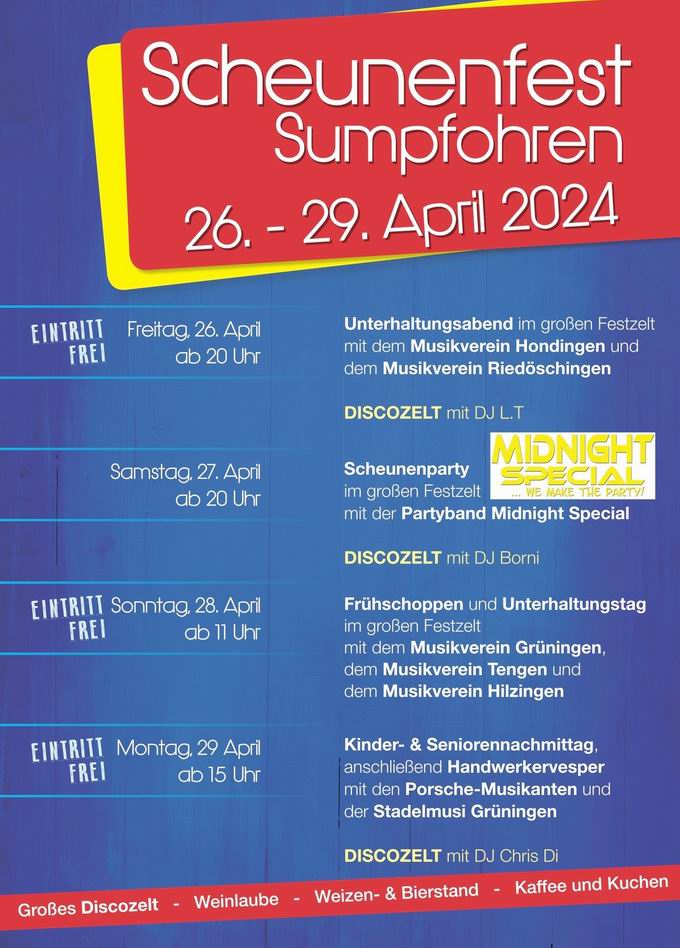 Scheunenfest Sumpfohren 2024