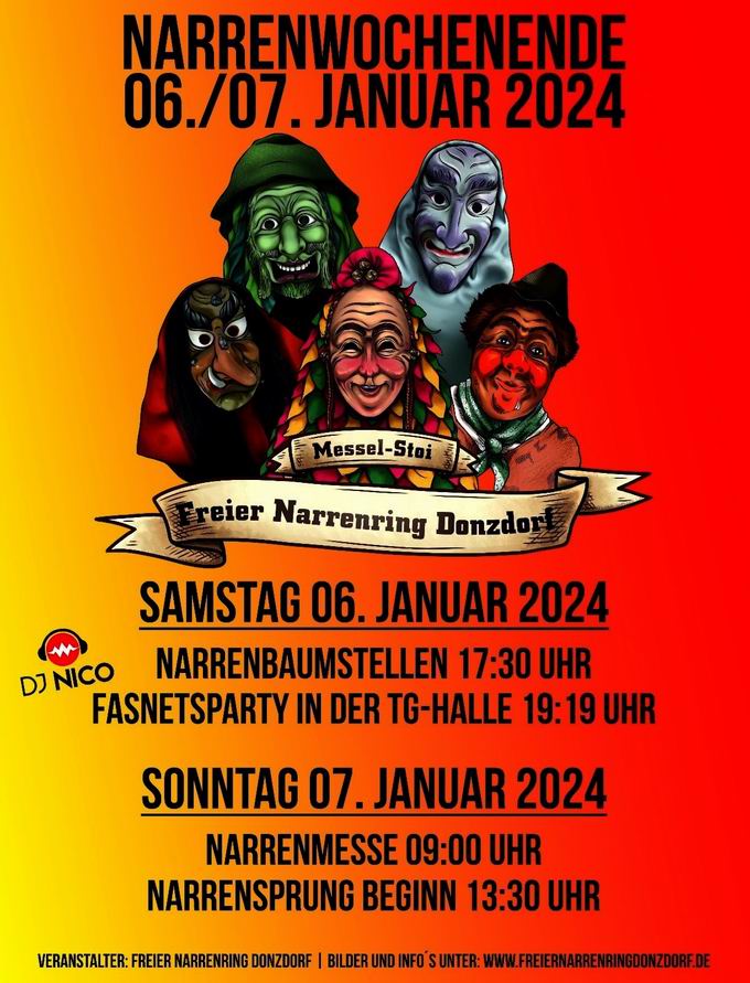 Narrenwochenende Donzdorf 2024