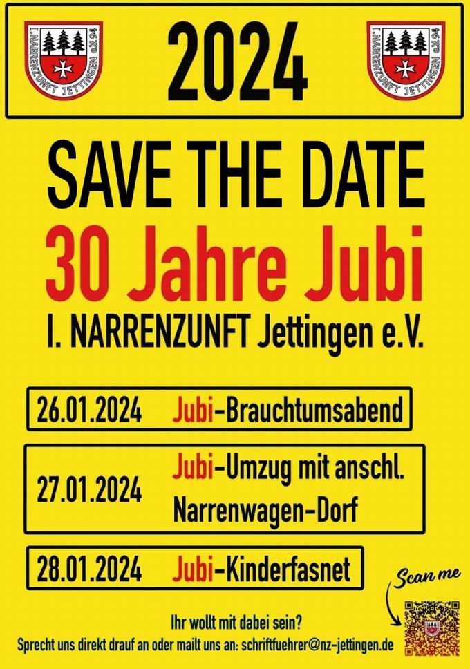 30 Jahre Narrenzunft Jettingen