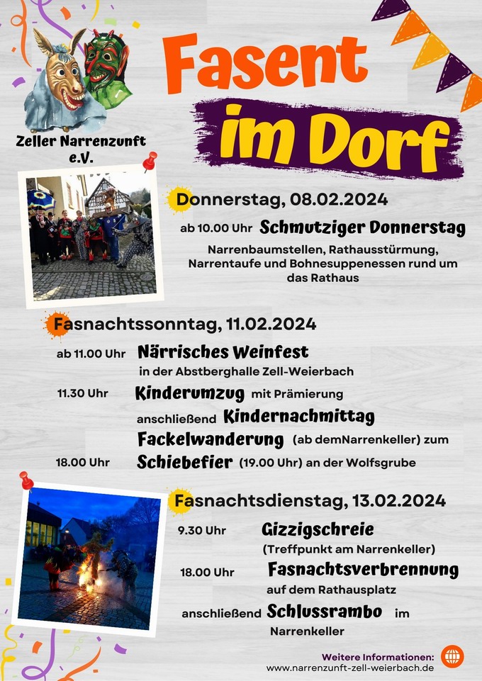 Fasent im Dorf Zell-Weierbach 2024