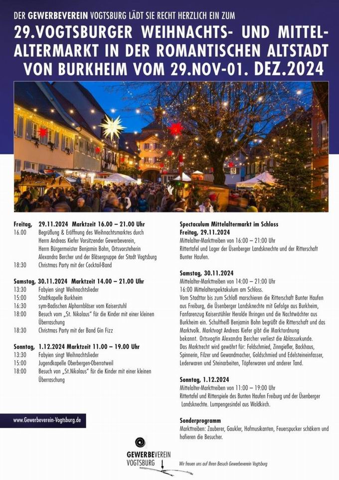 Weihnachtsmarkt Burkheim 2024 Weihnachtsmarkt Burkheim 2024