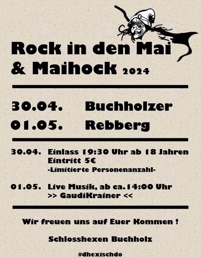 Rock in den Mai & Maihock Buchholz 2024