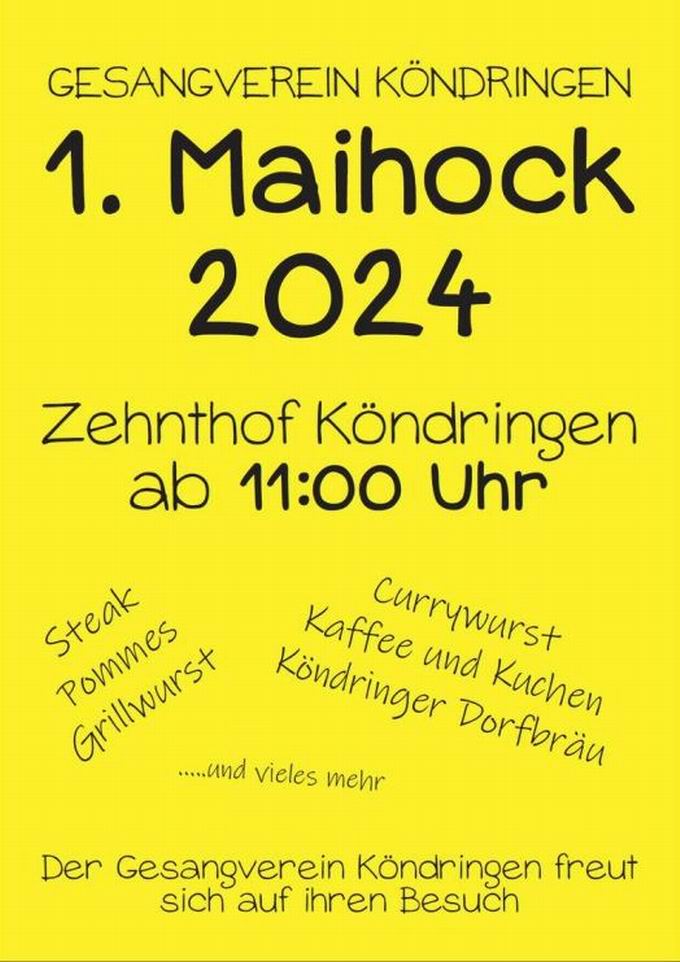 Maihock Zehnthof Kndringen 2024