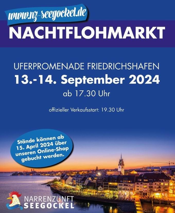 Nachtflohmarkt Friedrichshafen 2024 Nachtflohmarkt Friedrichshafen 2024