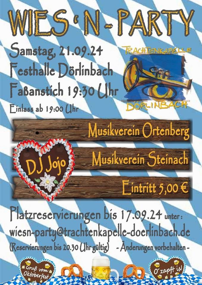 Oktoberfest Dörlinbach 2024 Oktoberfest Dörlinbach 2024