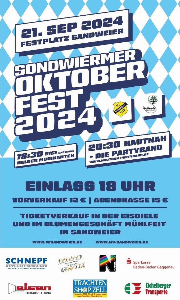 Oktoberfest Sandweier 2024 Oktoberfest Sandweier 2024
