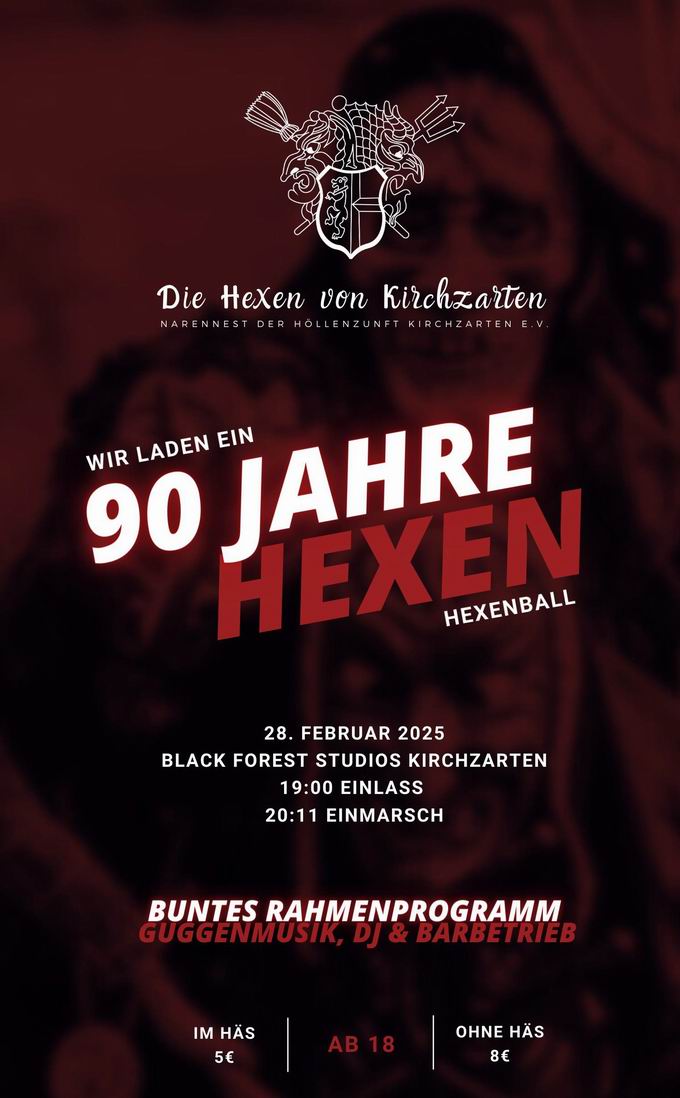 Jubiläums-Hexenball Kirchzarten 2025 Jubiläums-Hexenball Kirchzarten 2025