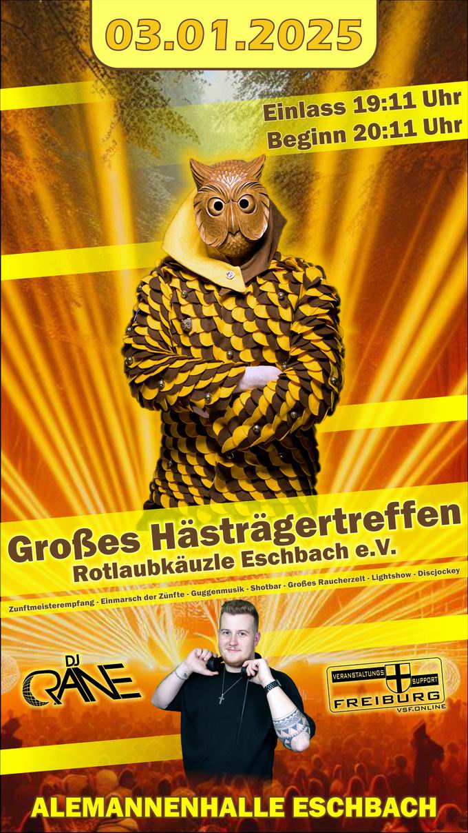 Großes Hästrägertreffen Eschbach 2025 Großes Hästrägertreffen Eschbach 2025