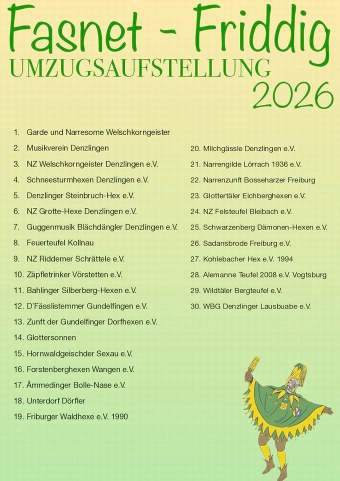Nachtumzug Denzlingen 2026