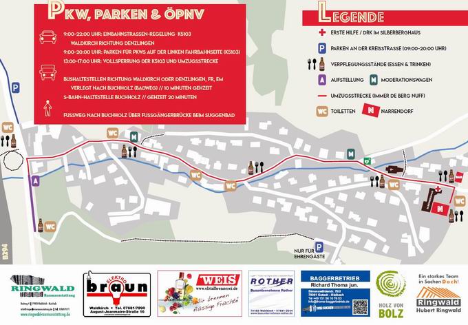 Jubil�umsumzug 50 Jahre Narrenzunft Suggental