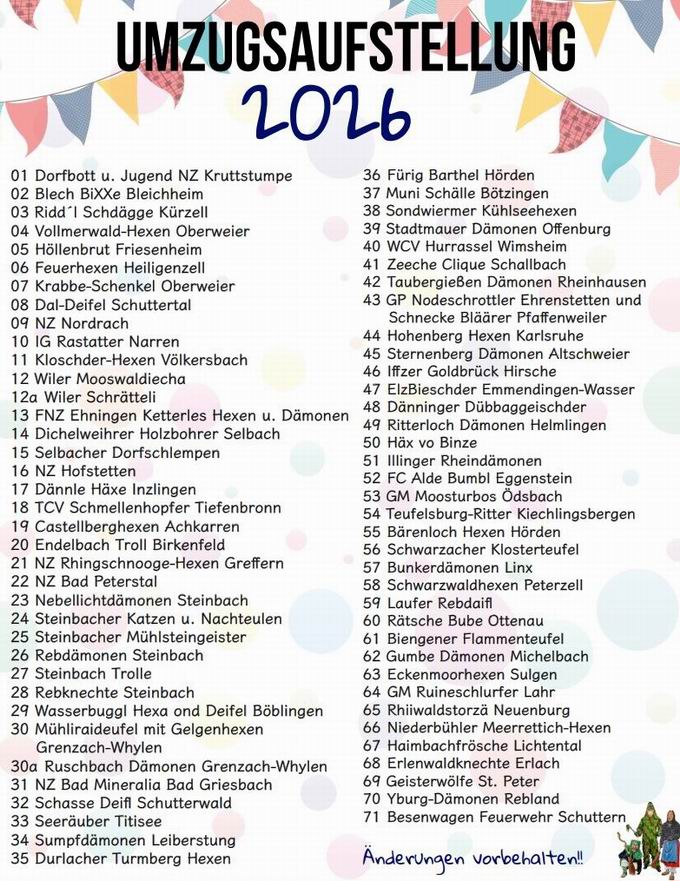 Nachtumzug Schuttern 2026 Nachtumzug Schuttern 2026