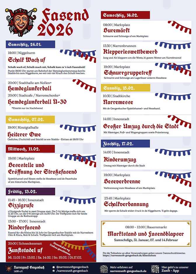 Fasend in Gengenbach 2026